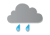 bedeckt, Regen